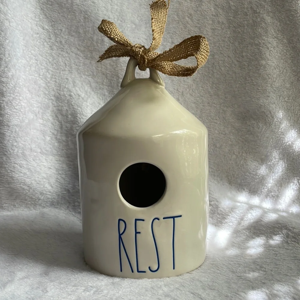 Rae Dunn “Rest” Birdhouse